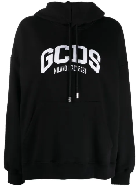 GCDS Lounge Logo cotton hoodie