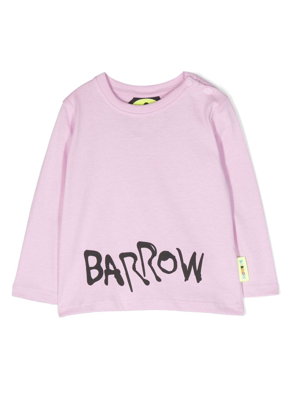 Barrow Babies' Logo-print Cotton T-shirt In Pink