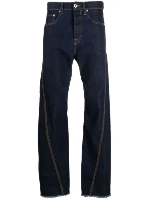 DRIES VAN NOTEN button-fastening Jeans | Blue | FARFETCH GE
