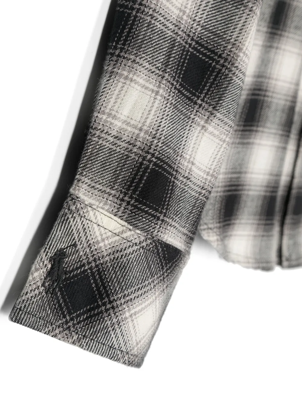 Shop Ralph Lauren Plaid-pattern Cotton Shirt In Black