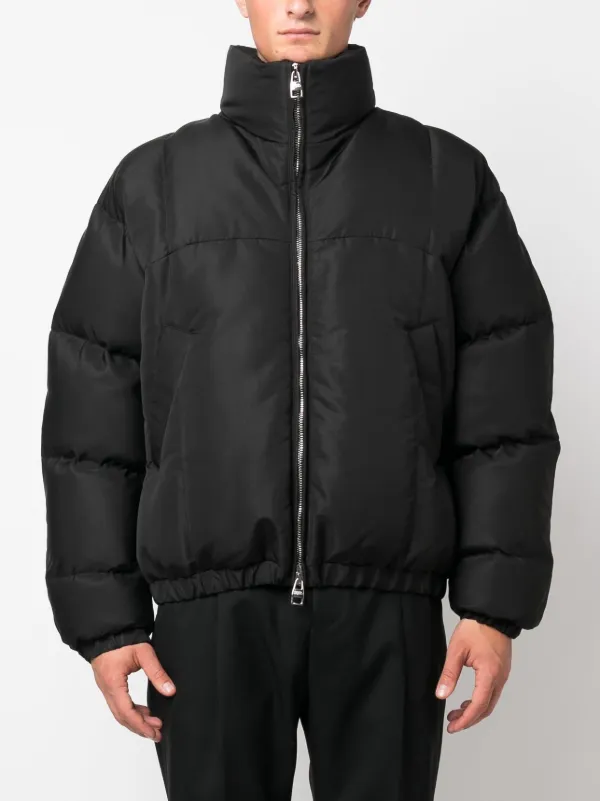 Alexander McQueen funnel-neck Padded Jacket | Black | FARFETCH