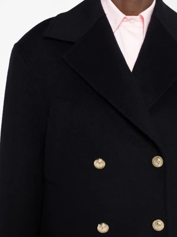 sandro double breasted coat