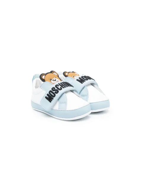 Moschino Kids chaussures pré-marche à patch Teddy Bear
