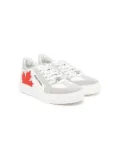 DSQUARED2 KIDS maple-leaf panelled sneakers - White