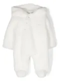 Patachou hooded shearling cotton pajamas - White