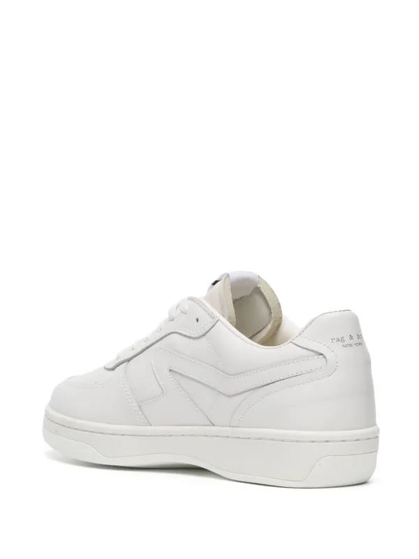 【関税込み】rag & bone ホワイト Retro Court レザースニーカー Rag & Bone Retro Court スニーカー | ホワイト | FARFETCH JP