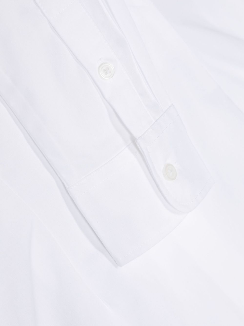 Shop Ralph Lauren Long-sleeve Cotton Shirt In White
