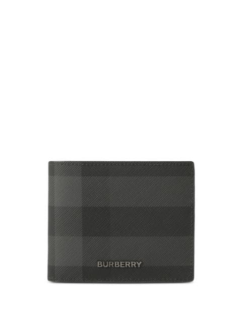 Burberry check bi-fold wallet 