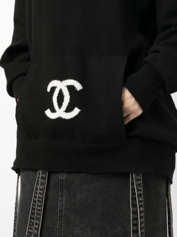 CHANEL Pre-Owned 1990s CC Logo Leather Jacket - Farfetch