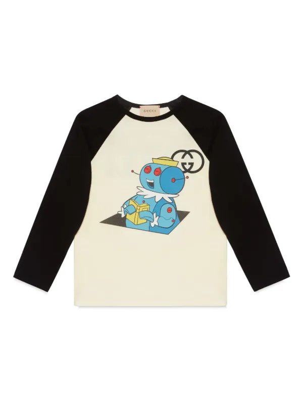 Gucci Logo Print Cotton T-shirt - Farfetch