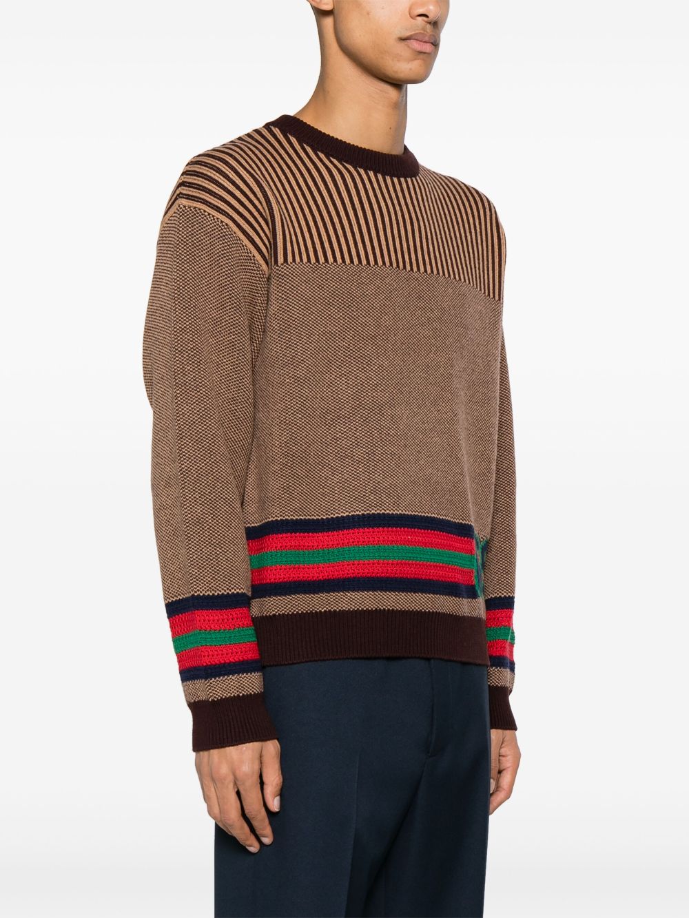 Gucci Double G Panelled Jumper - Farfetch