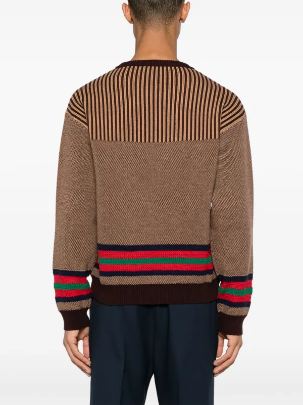 Gucci Double G Panelled Jumper - Farfetch