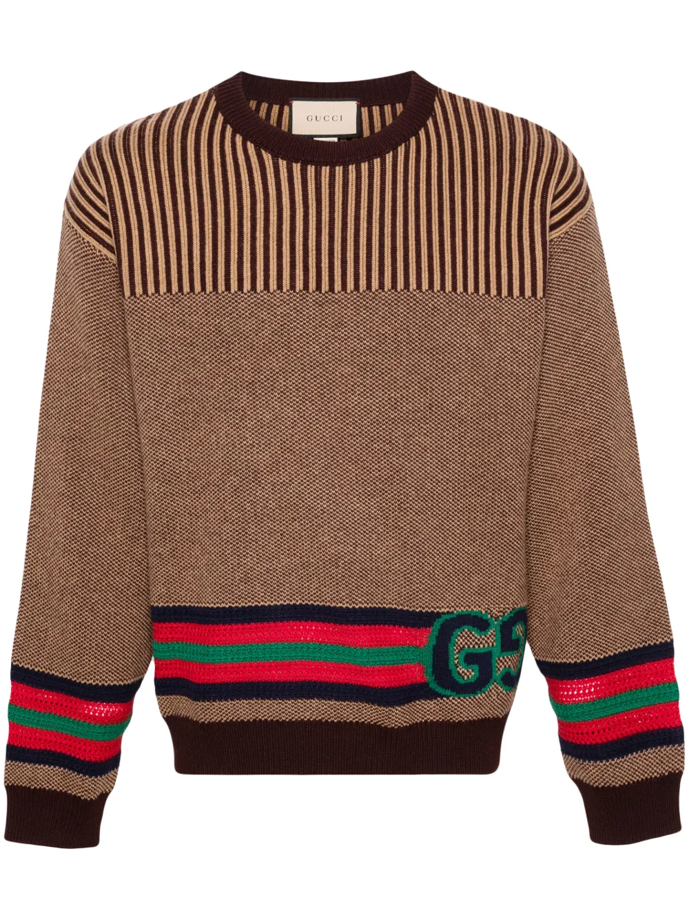 Gucci Double G Panelled Jumper - Farfetch