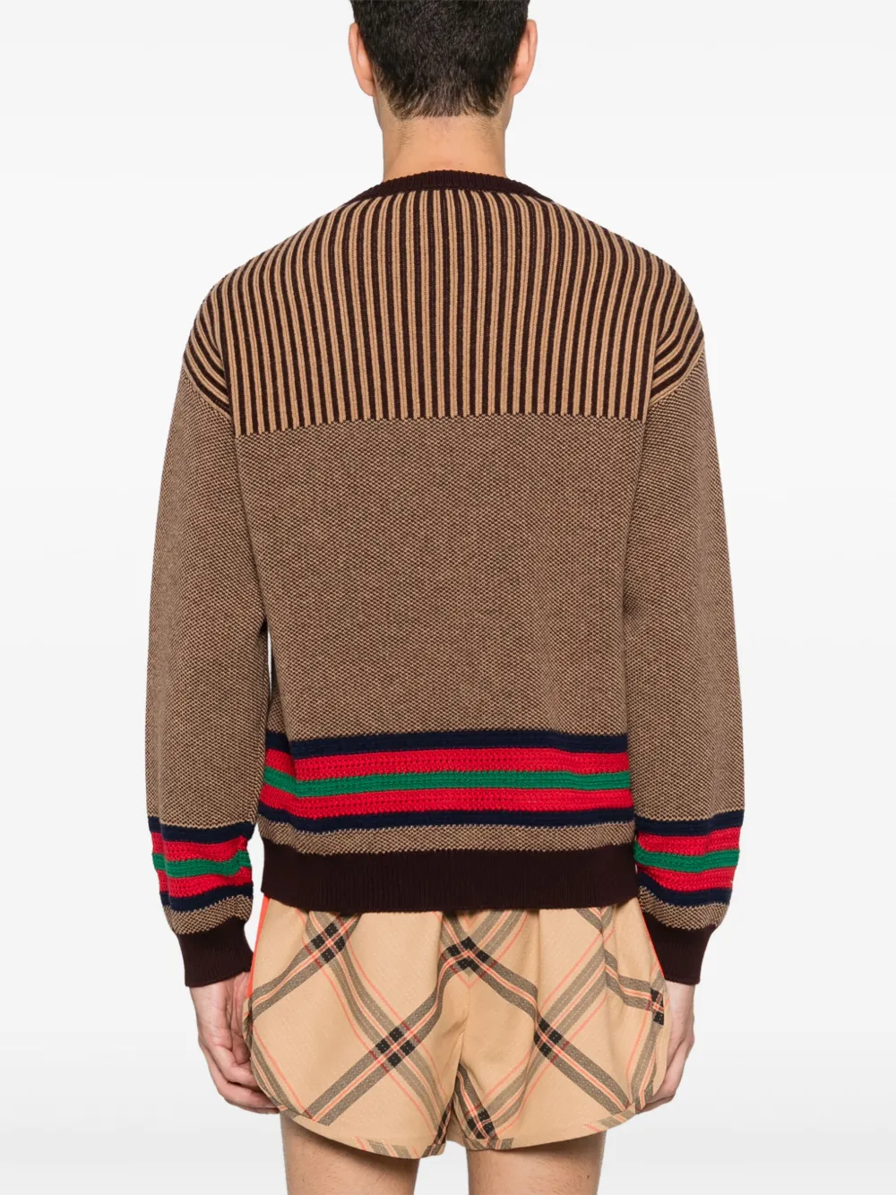 Gucci Interlocking G logo Sweater Brown FARFETCH CA