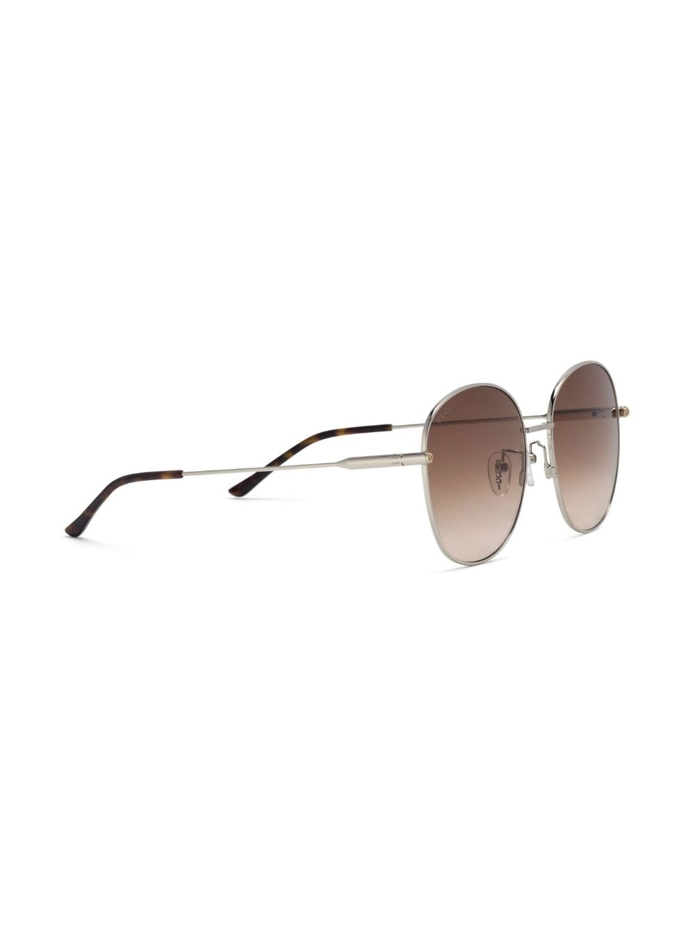 Gucci Eyewear pilot-frame gradient-lenses sunglasses - Zilver