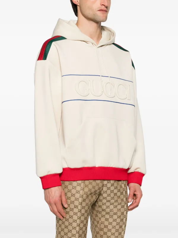 Gucci Side Line Logo Hoodie ファッション
