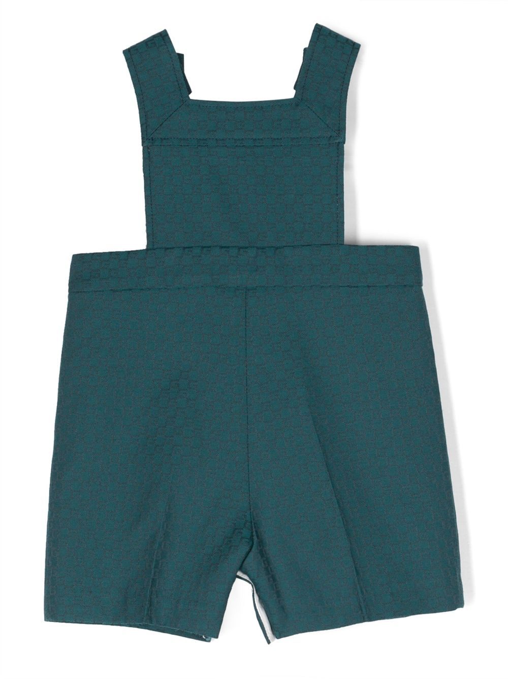 Image 2 of Gucci Kids monogram jacquard wool dungaree