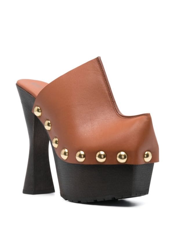 High heel platform on sale clogs