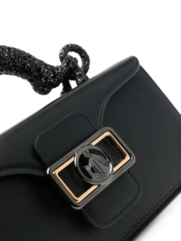 ショルダーバッグ・ポシェット LANVIN Woman Shoulder bag Black LWBGTHM0PIENH23 10 Lanvin - Sugar Black Leather Medium Shoulder Bag