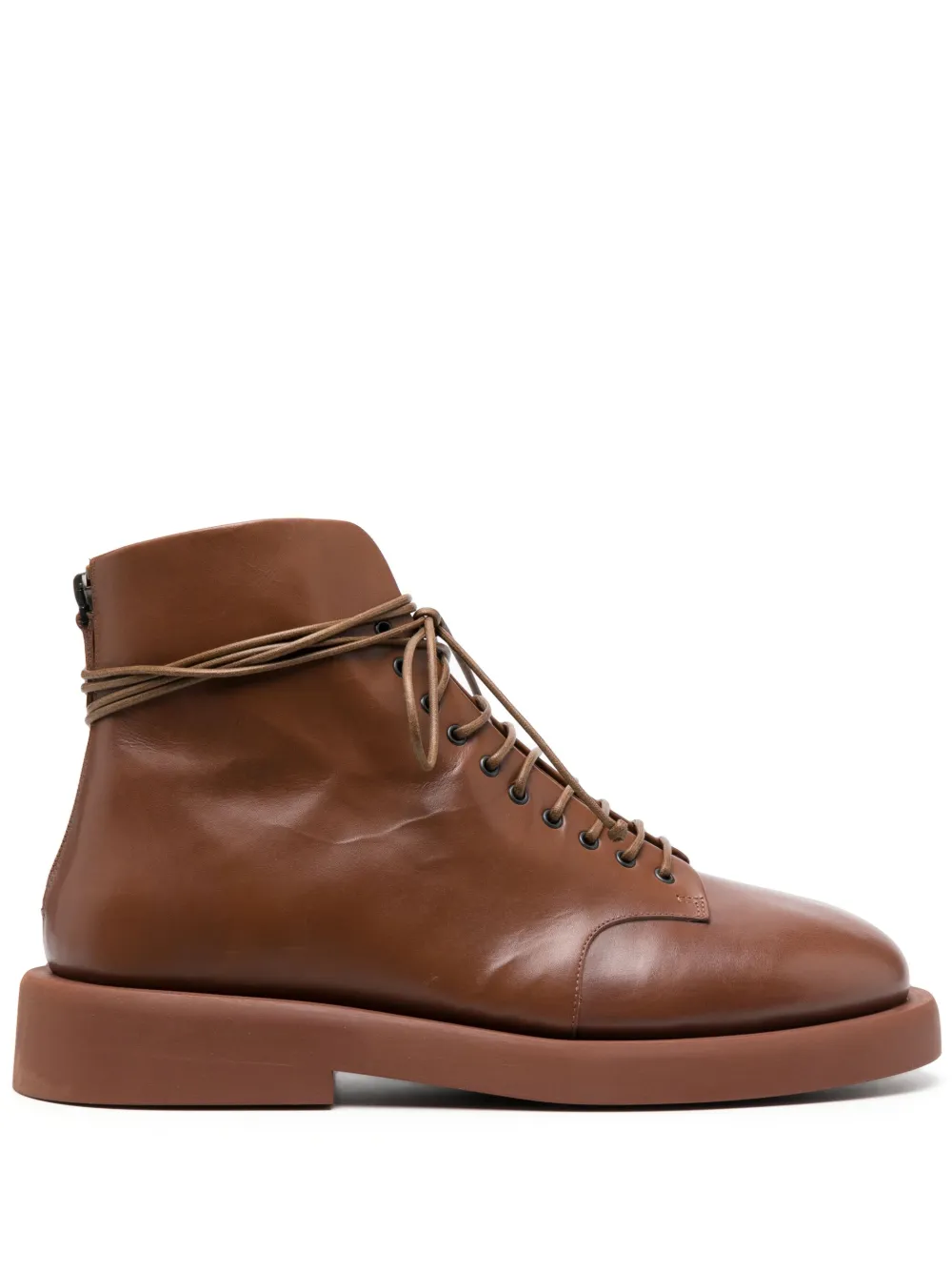Marsèll Gomello 30mm lace-up leather ankle boots | Brown | Image 1