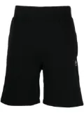 A BATHING APE® Ape Head One Point cotton shorts - Black