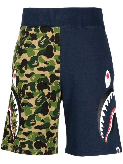 A BATHING APE® ABC Camo Side Shark cotton shorts