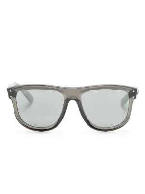 Ray-Ban スクエアフレーム サングラス | グレー | FARFETCH JP