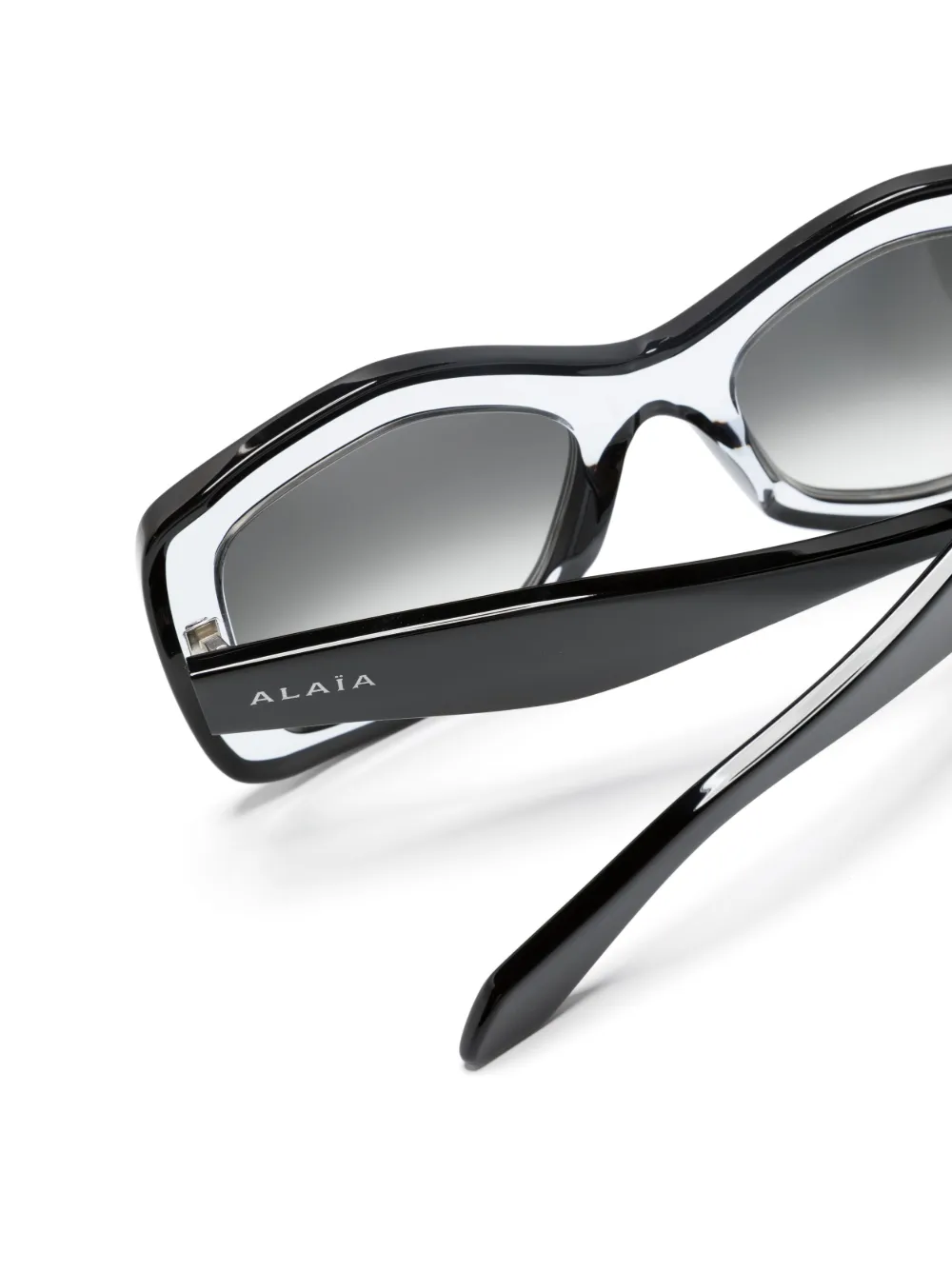 알라이아 그레이디언트 렌즈 기하학 프레임 선글라스 AA0066S001