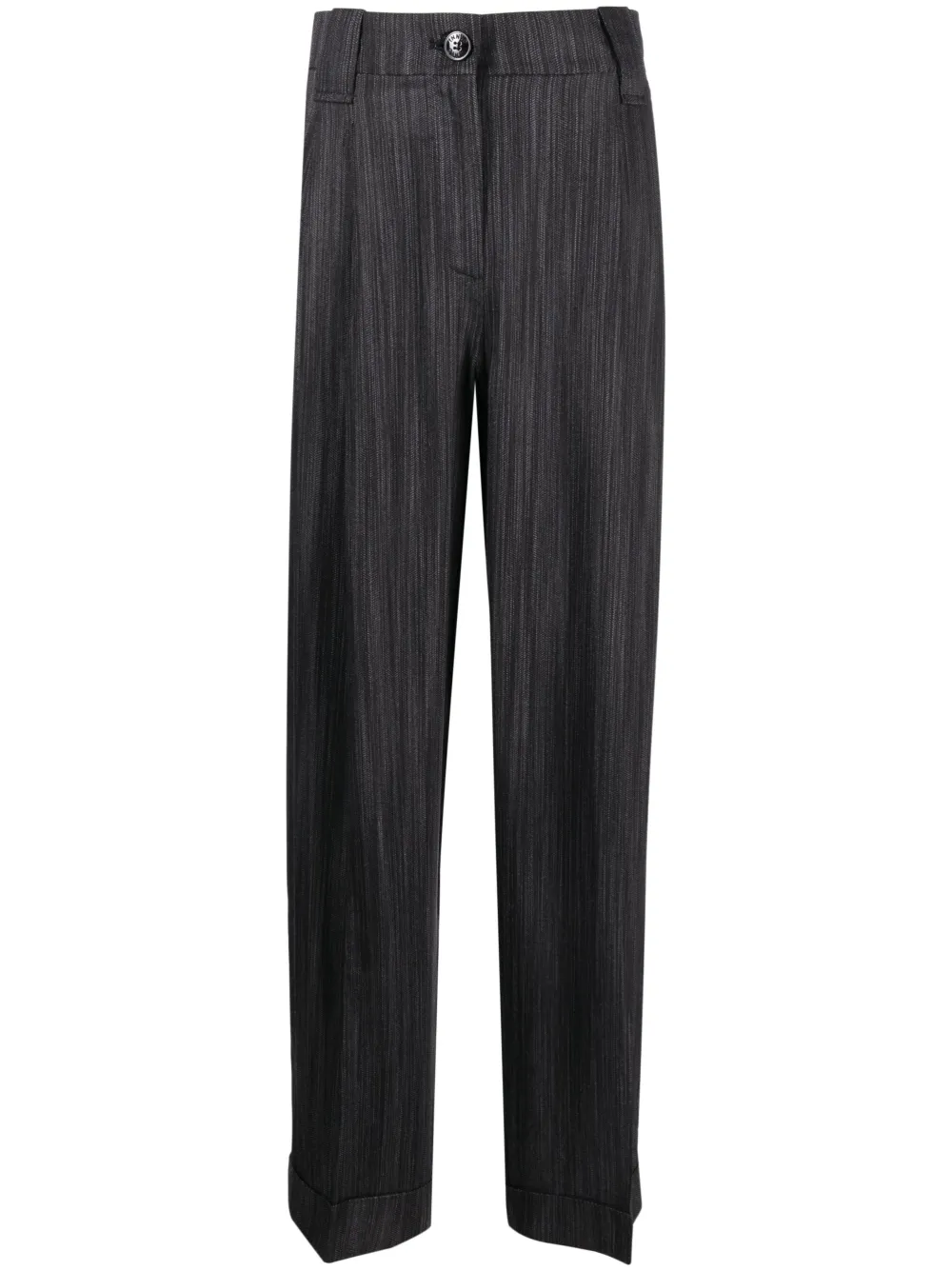 striped wide-leg trousers