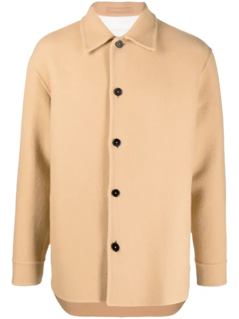 Jil Sander button-up long-sleeved shirt jacket