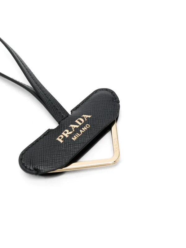 プラダ キーチェーンブラック Prada キーチェーン | ブラック | FARFETCH JP