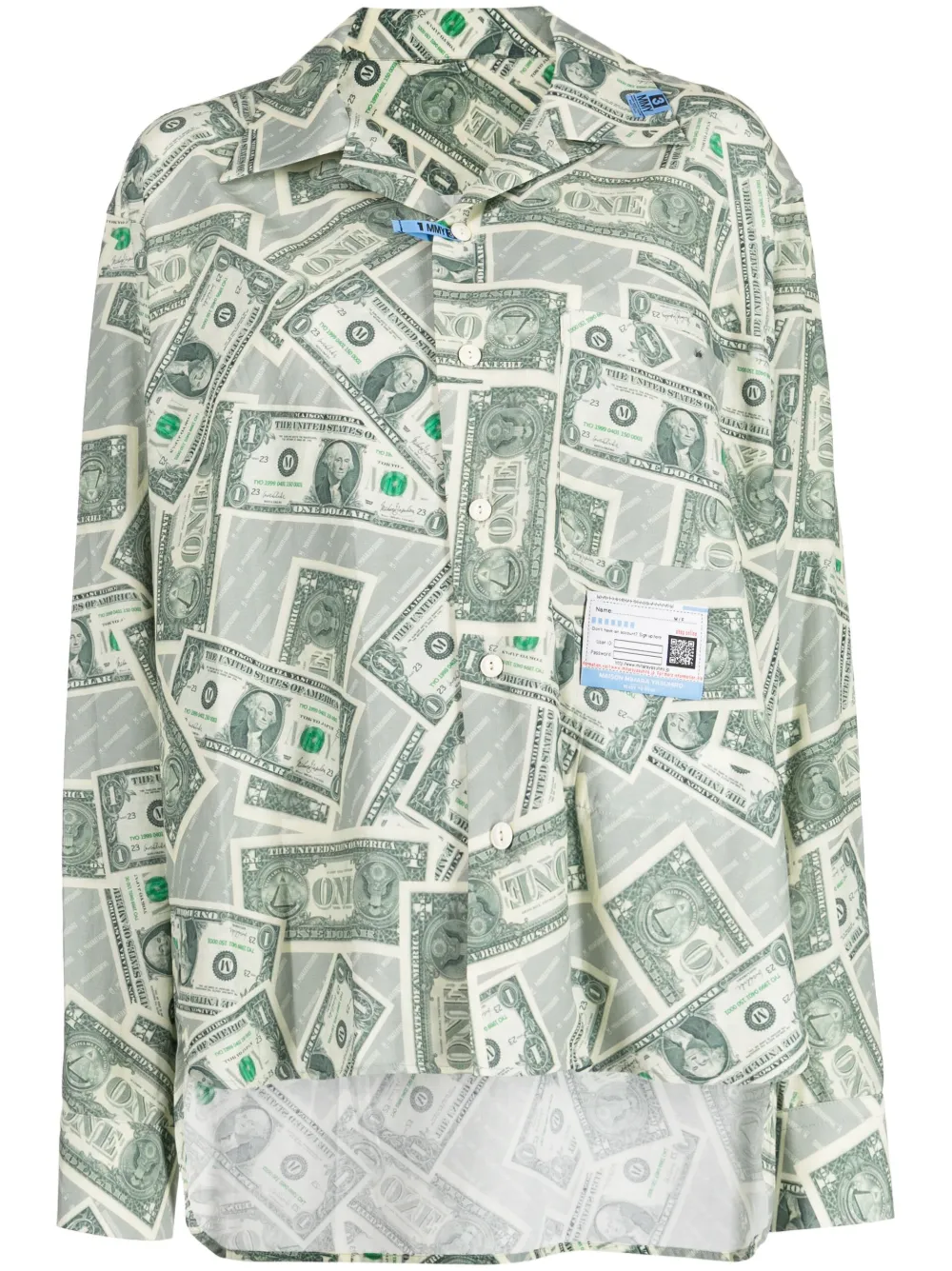 Maison Mihara Yasuhiro Bill graphic-print Shirt - Farfetch