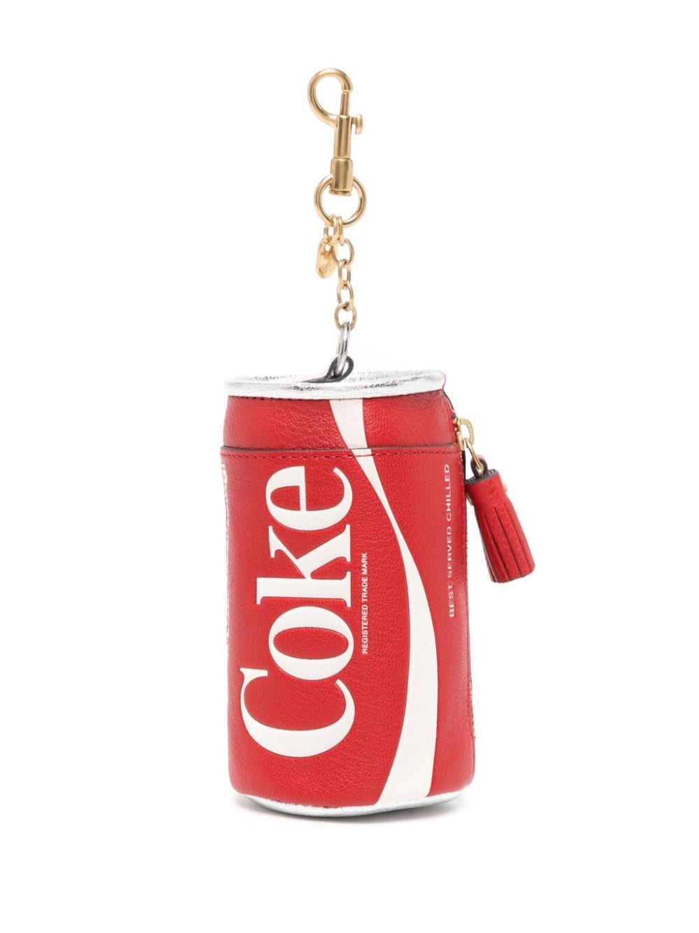 Anya Hindmarch Coca Cola leren portemonnee - Rood