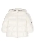 Moncler Enfant Ebre down-feather hooded jacket - White