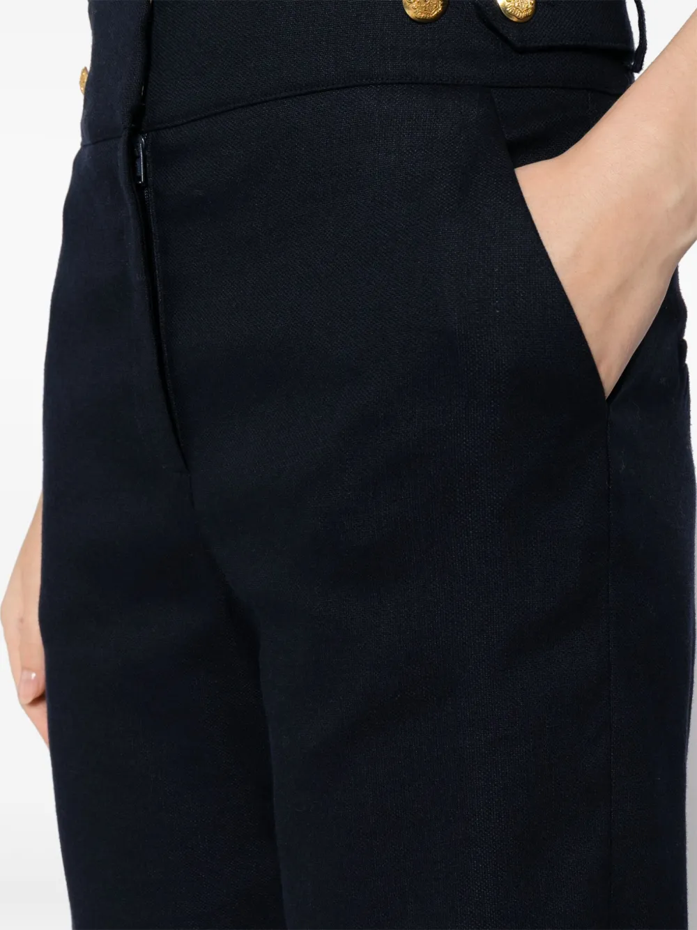 Veronica Beard Cropped pantalon Blauw