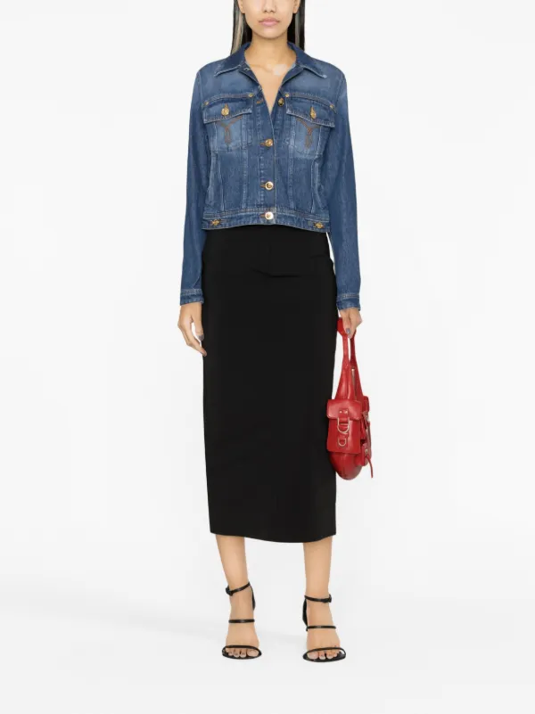 Versace x Dua Lipa Medusa '95 Denim Jacket | Blue | FARFETCH