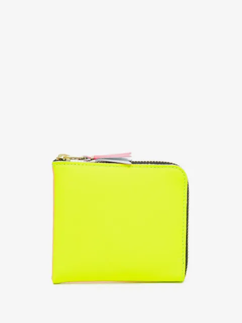 Comme Des Garçons Wallet cartera Super Fluo