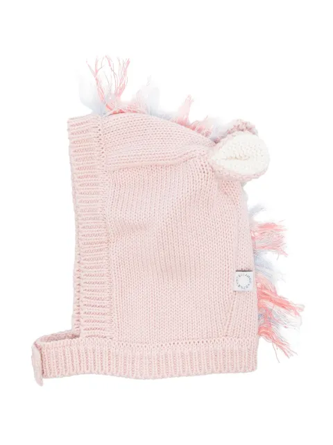 Stella McCartney Kids fringe-detail organic-cotton beanie