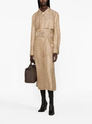 トレンチコート LANVIN FW23 BELTED TRENCH COAT (RW-CO0033_5726-A236090) Lanvin Belted Trench Coat | italist