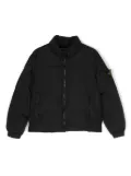 Stone Island Junior compass-motif padded jacket - Black