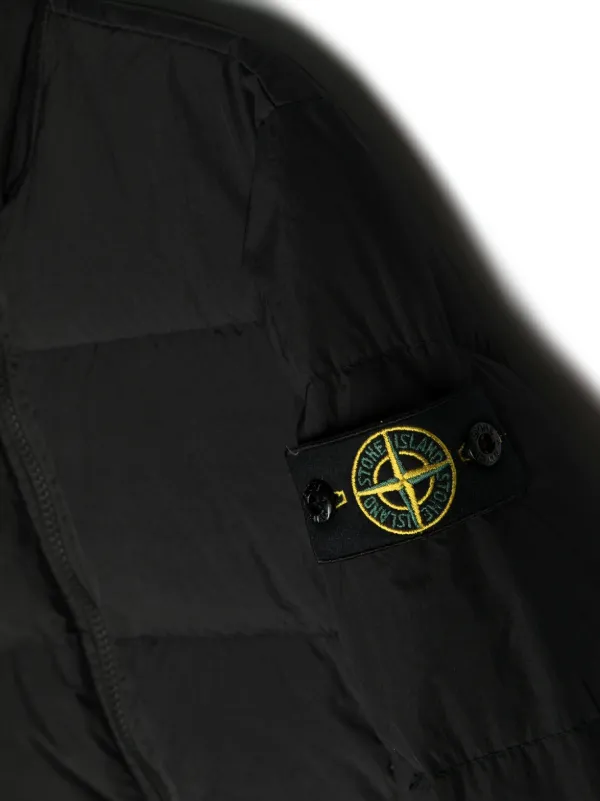 Stone Island Junior パデッドジャケット | ブラック | FARFETCH JP