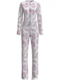Maccapani Vane Ghost-print flared jumpsuit - Grey
