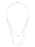 PONTE VECCHIO 18kt white gold diamond layered necklace - Silver