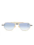 T Henri Eyewear square-frame tinted sunglasses - Gold