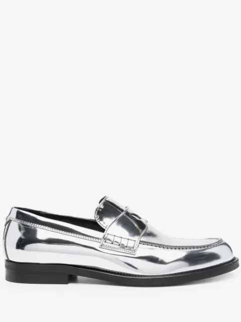 GCDS Wirdo reflective-effect loafers
