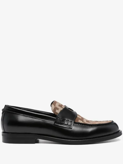 GCDS Wirdo monogram-pattern loafers 