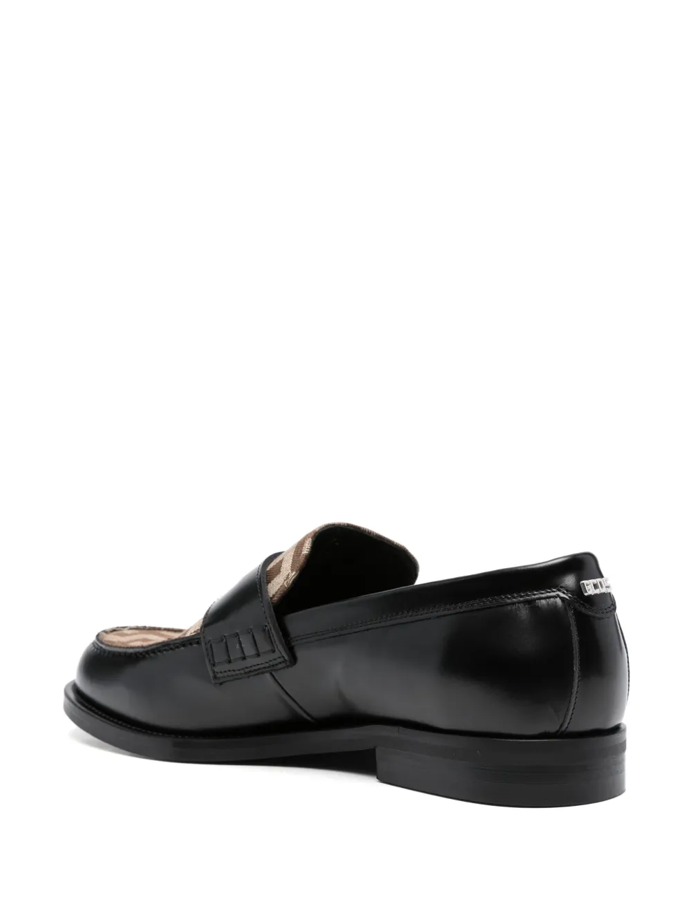 Gcds Wirdo Monogram-pattern Loafers In Black