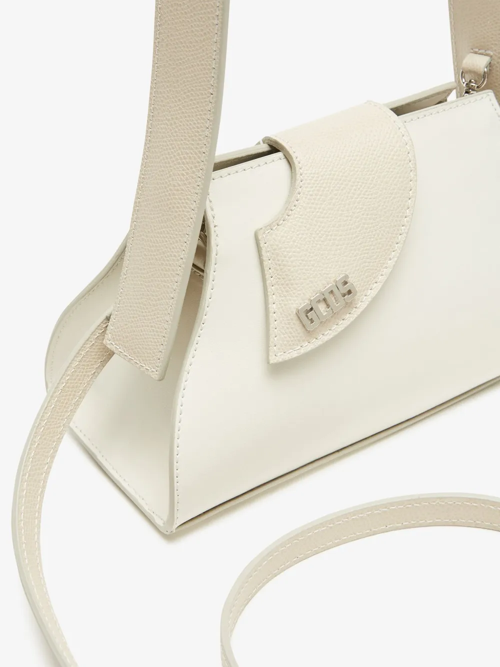 GCDS Comma kleine shopper Wit
