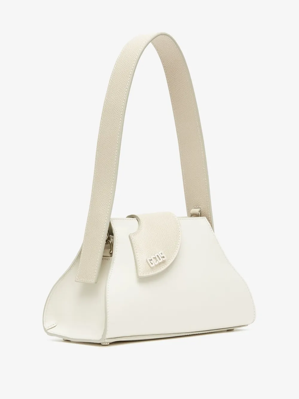 GCDS Comma kleine shopper Wit