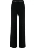 GCDS Bling straight-leg trousers - Black